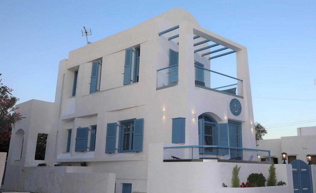 Located By The Sea One Beachfront Private Captain Lazaros Pool Villa With Loft In 750Sqm Spacious Private Plot-Jacuzzi-Sunrelax-Furnished Terace-Gazebo-Private Parking,Sleep 3 Adults And 2 Children, Just Steps From The Black Beach-Seaview Перисса Экстерьер фото