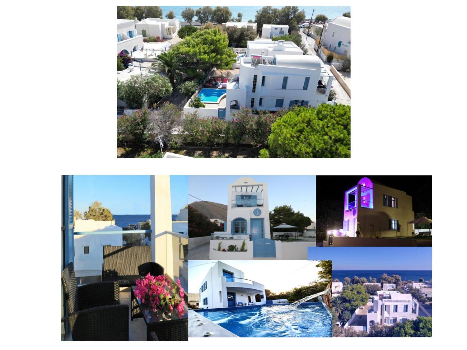 Located By The Sea One Beachfront Private Captain Lazaros Pool Villa With Loft In 750Sqm Spacious Private Plot-Jacuzzi-Sunrelax-Furnished Terace-Gazebo-Private Parking,Sleep 3 Adults And 2 Children, Just Steps From The Black Beach-Seaview Перисса Экстерьер фото